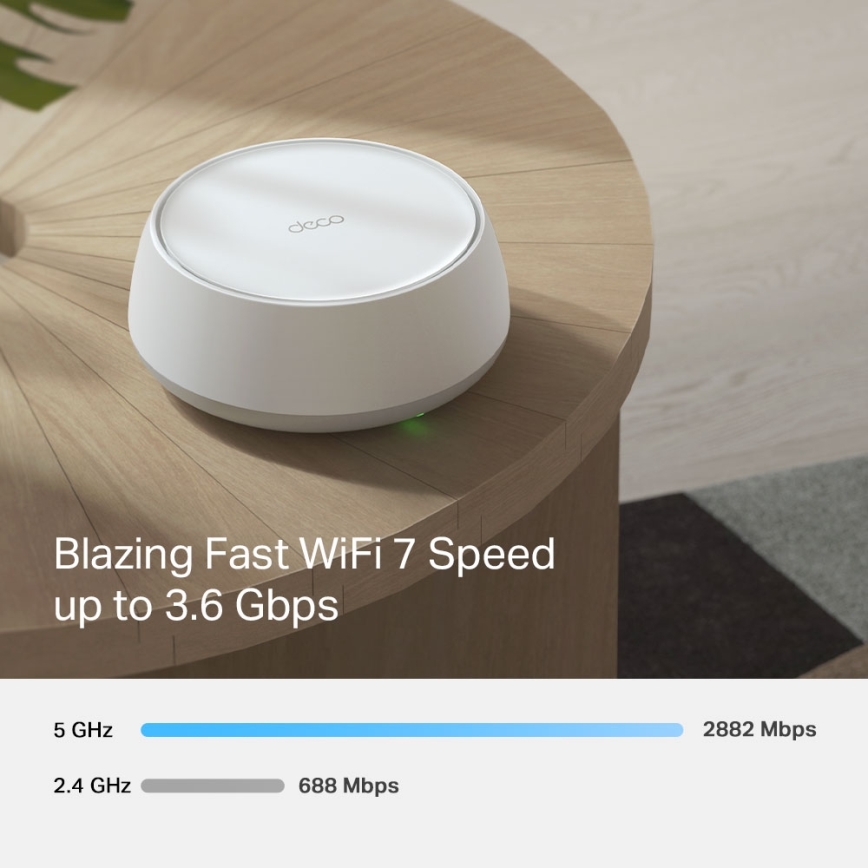 TP-Link – Sæt med 2 Wi‑Fi 7 mesh-enheder til hele hjemmet, Deco BE22