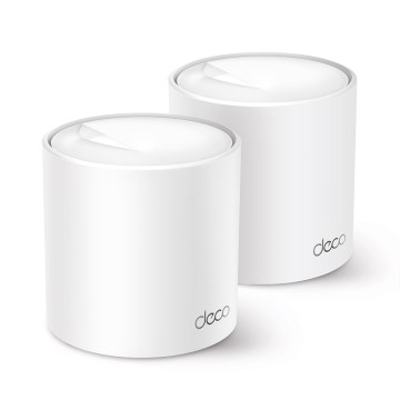 TP-Link - Sæt med 2 x Wi-Fi 6 mesh-system til hele hjemmet Deco X50