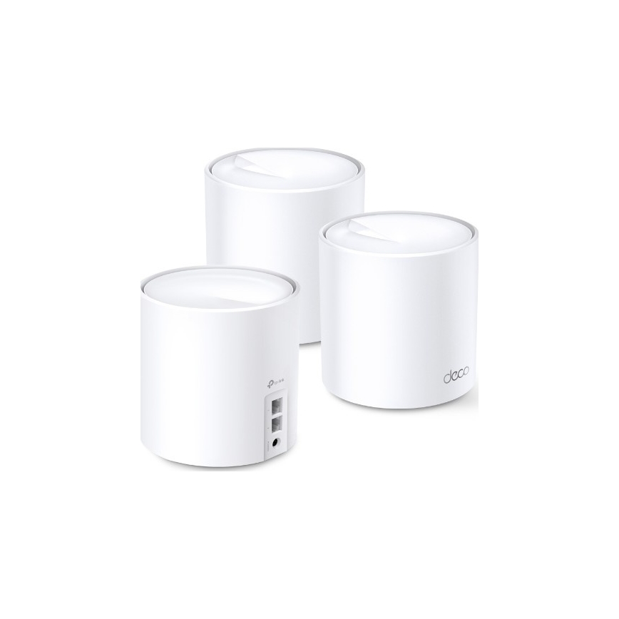 TP-Link - Sæt med 3 Wi-Fi 6 mesh-systemer til hele hjemmet Deco X50
