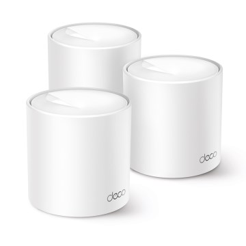TP-Link - Sæt med 3 x Wi‑Fi 6 mesh-system til hele hjemmet Deco X10