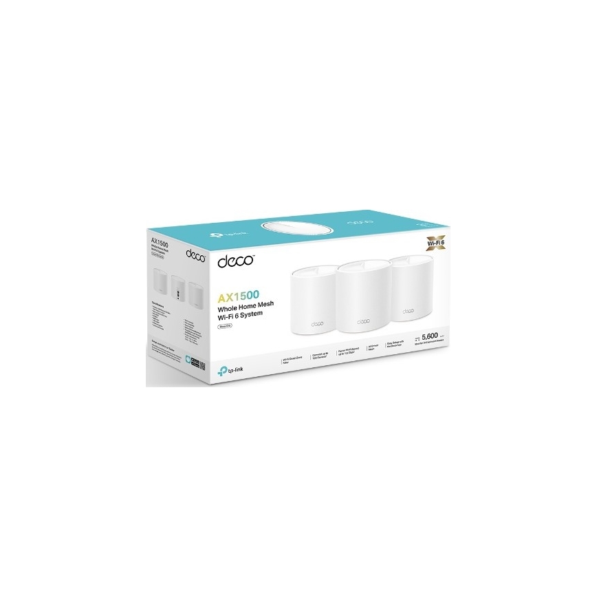 TP-Link - Sæt med 3 x Wi‑Fi 6 mesh-system til hele hjemmet Deco X10