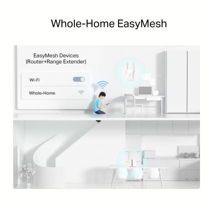 TP-Link - Trådløs dobbeltbånds gigabit 5G-router Archer NX200 Wi-Fi