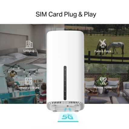 TP-Link - Trådløs dobbeltbånds gigabit 5G-router Archer NX200 Wi-Fi