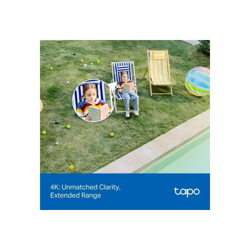 TP-Link - Udendørs IP66-kamera med Wi-Fi
