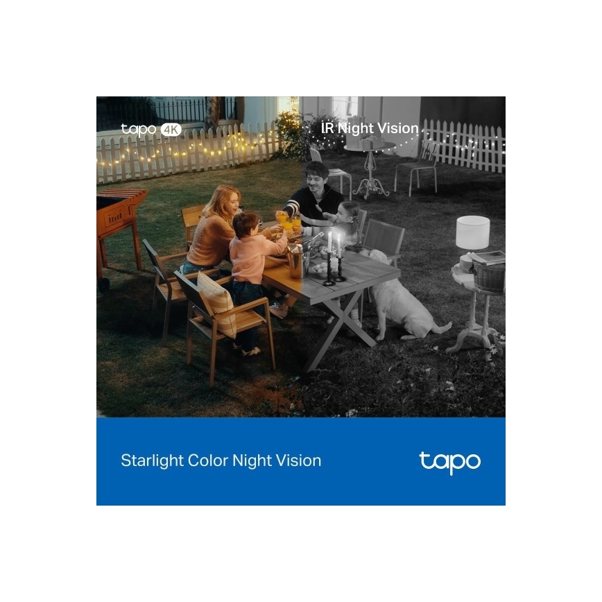 TP-Link - Udendørs IP66-kamera med Wi-Fi
