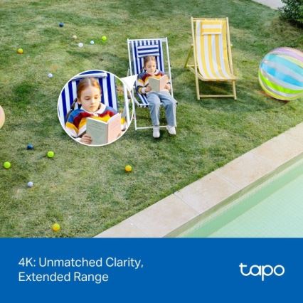 TP-Link - Udendørs kamera med sensor IP66 Wi-Fi