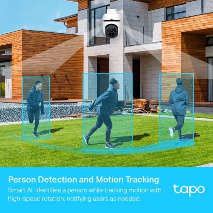 TP-Link - Udendørs kamera med sensor IP65 Wi‑Fi