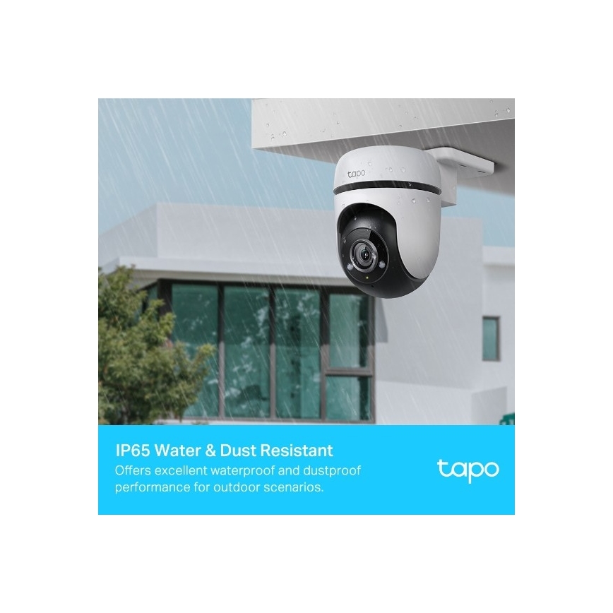 TP-Link - Udendørs kamera med sensor IP65 Wi‑Fi