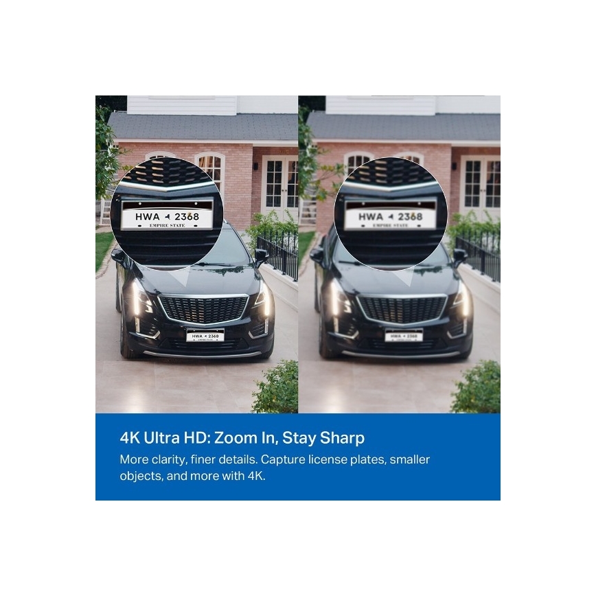 TP-Link - Udendørs overvågningskamera 10000 mAh IP66 Wi-Fi