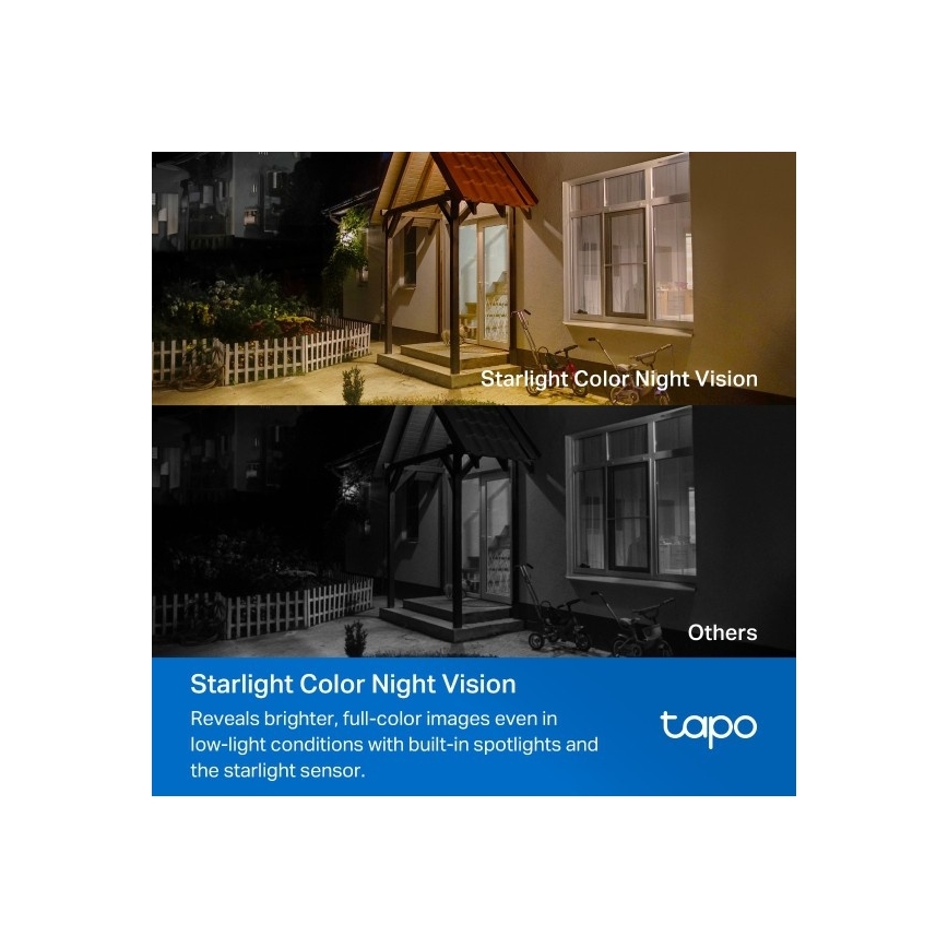 TP-Link - Udendørs solcelledrevet kamera IP66 Wi-Fi