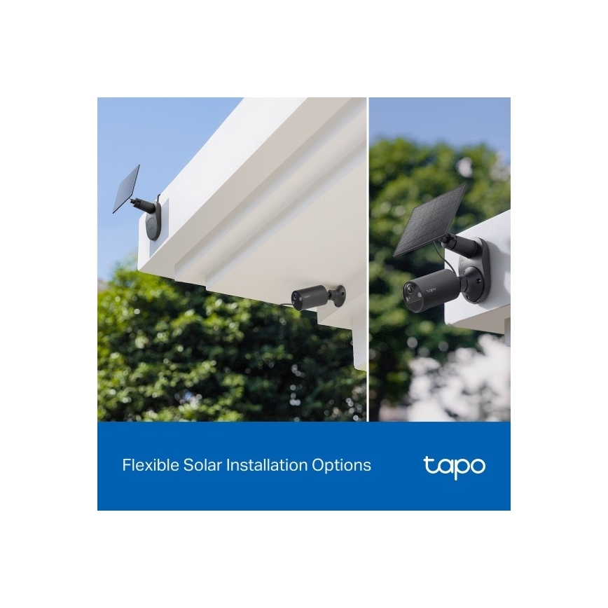 TP-Link - Udendørs solcellekamera IP65 Wi-Fi