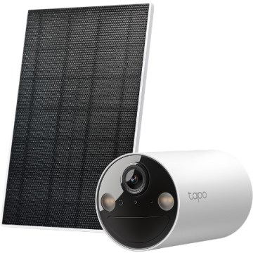 TP-Link - Udendørs solcellekamera med sensor, IP65 og Wi‑Fi