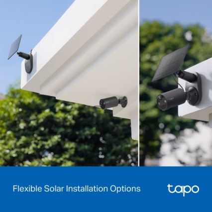 TP-Link - Udendørs solcellekamera med sensor, IP65, Wi‑Fi