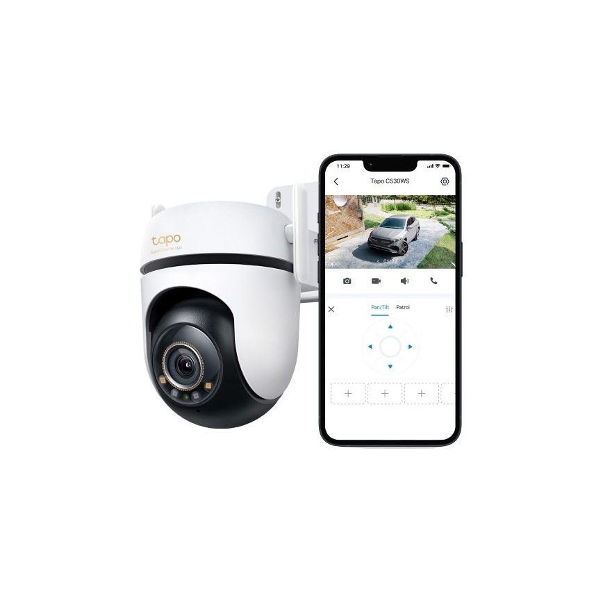 TP-Link - Udendørs Wi-Fi-kamera med sensor IP66