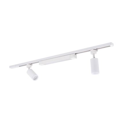 TRACER Spotlightskinne 2xGU10/10W/230V + LED/20W 1 m hvid