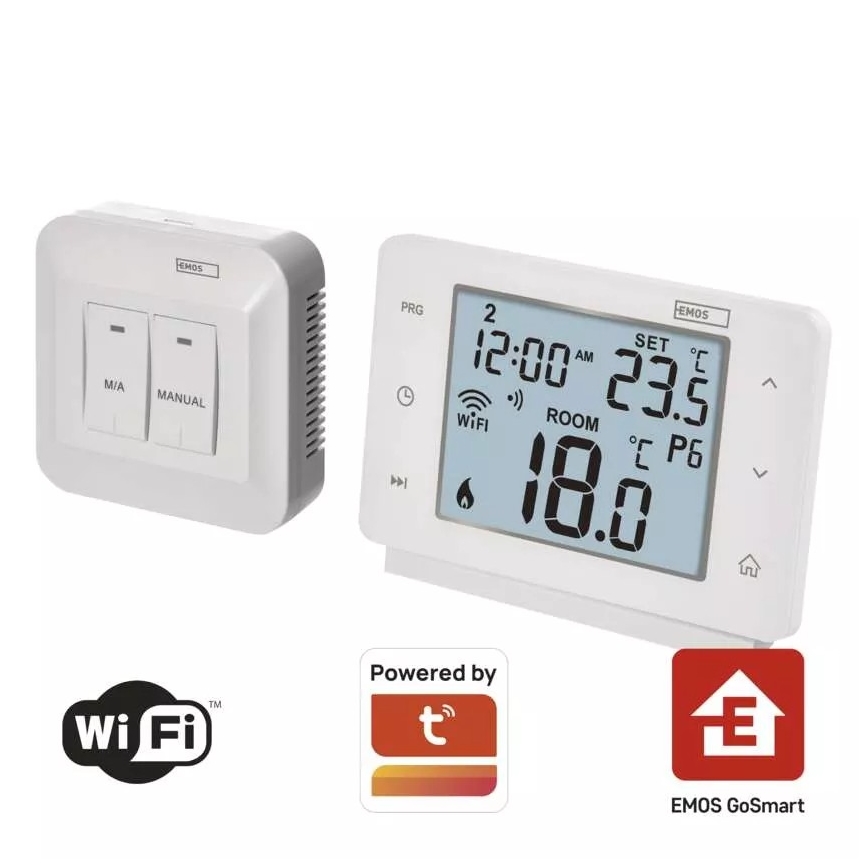Trådløs digital termostat GoSmart 230V/16A Wi-Fi Tuya