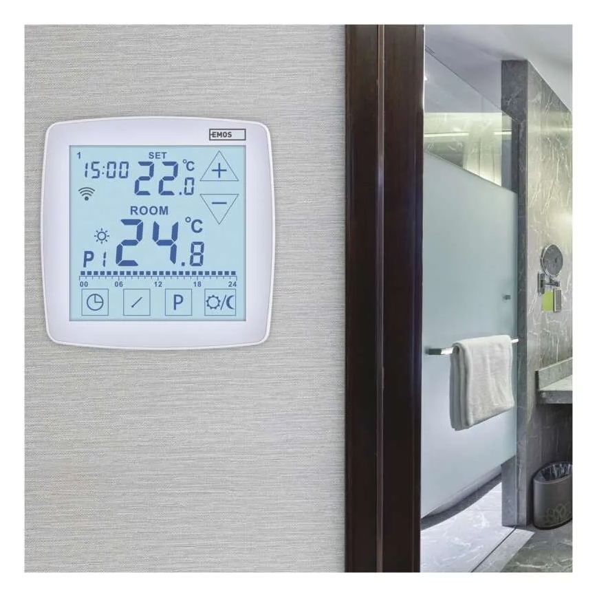 Trådløs digital termostat GoSmart 230V/16A Wi-Fi Tuya