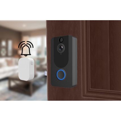 Trådløs dørklokke med kamera Wi-Fi 1080p IP64