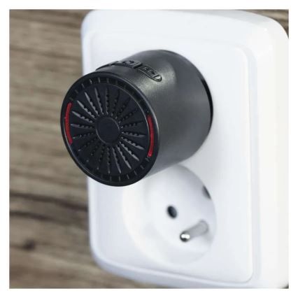 Trådløs dørklokke til 230V-stik + 1xCR2032 sort