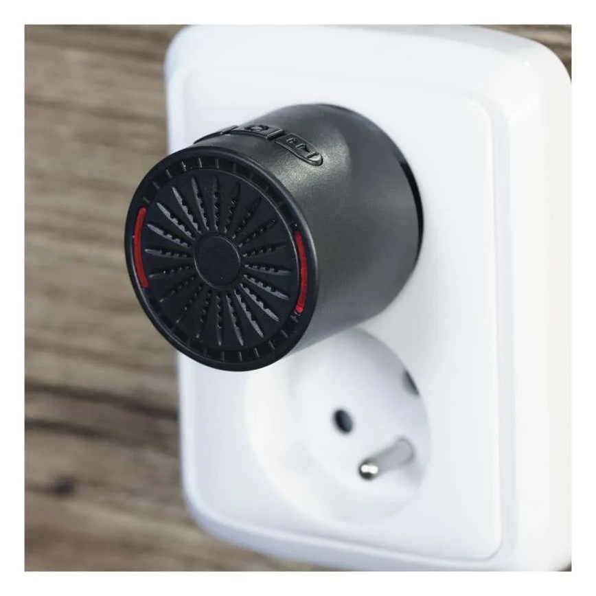 Trådløs dørklokke til 230V-stik + 1xCR2032 sort