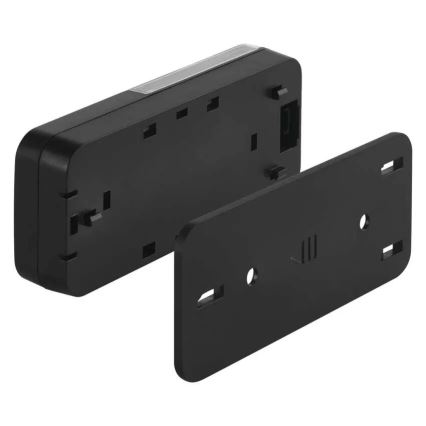 Trådløs dørklokke til 230V-stik + 1xCR2032 sort