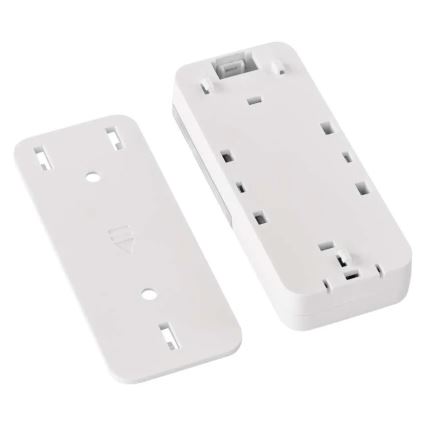 Trådløs dørklokke til stikkontakt GoSmart 230V + 1x CR2032 hvid Wi-Fi