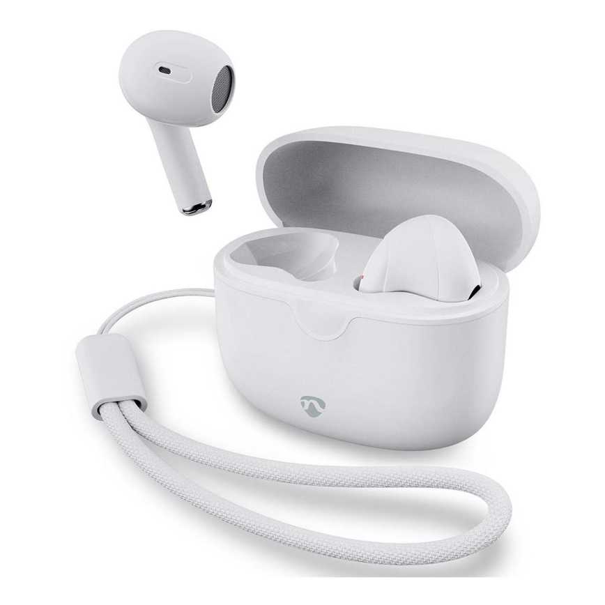 Trådløs earphones 250 mAh + 2x 30 mAh hvid