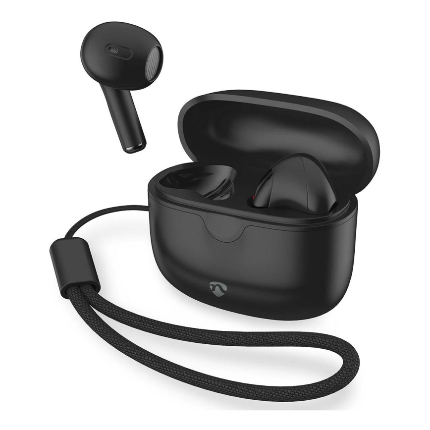 Trådløs earphones 250 mAh + 2x 30 mAh sort