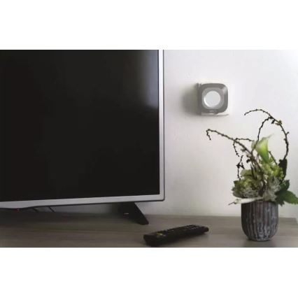 Trådløs plugin-dørklokke 230V + 1xCR2032 IP44 grå