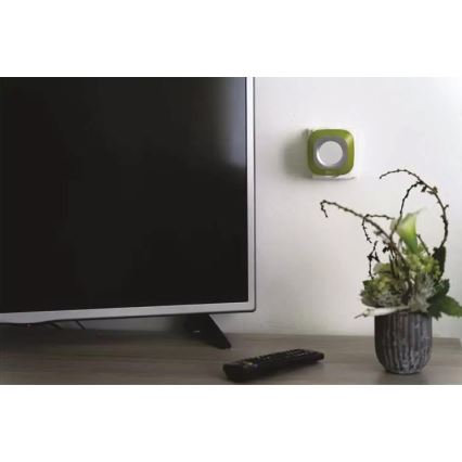 Trådløs plugin-dørklokke 230V + 1xCR2032 IP44 grøn