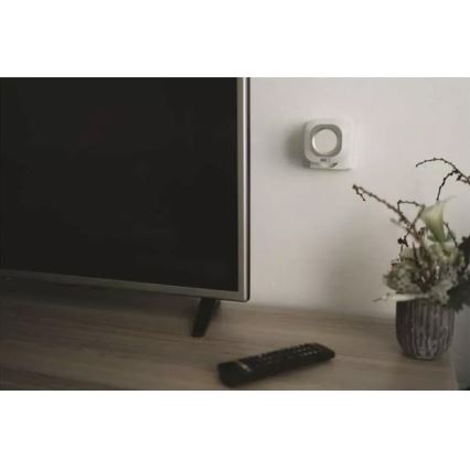Trådløs plugin-dørklokke 230V + 1xCR2032 IP44 hvid