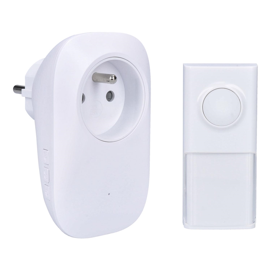 Trådløs plugin-dørklokke 230V/1xLR23A IP55