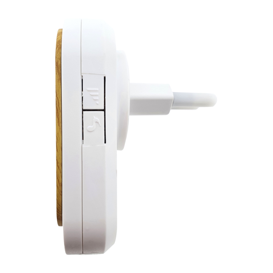 Trådløs plugin-dørklokke BELL 230V + 1x23A brun