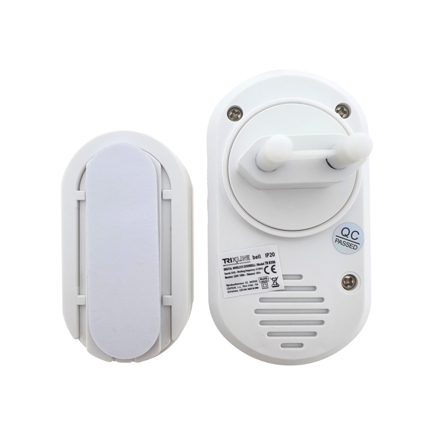 Trådløs plugin-dørklokke BELL 230V + 1x23A brun