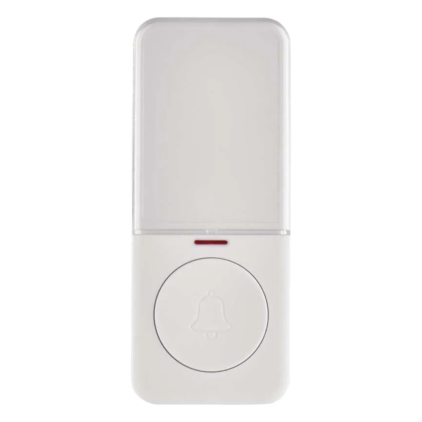 Trådløs ringeknap til dørklokke 1xCR2032 hvid