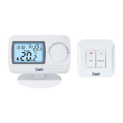 Trådløs termostat 2xAA + 230V