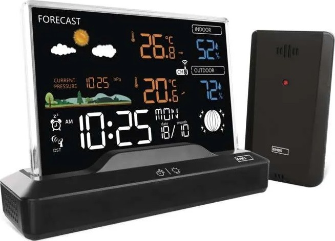 Trådløs vejrstation 5V/2xAAA + 2xAAA