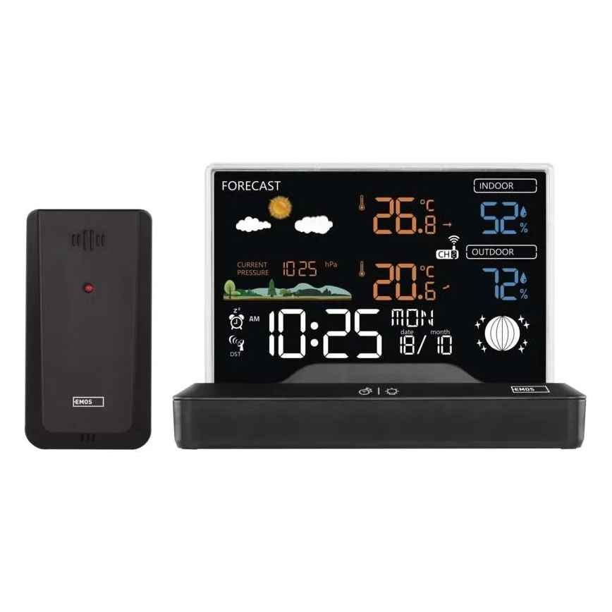 Trådløs vejrstation 5V/2xAAA + 2xAAA