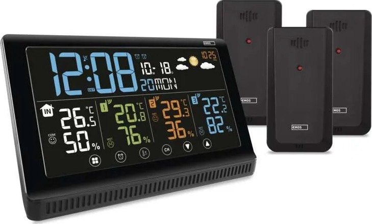 Trådløs vejrstation 5V/3xAAA + 2xAAA