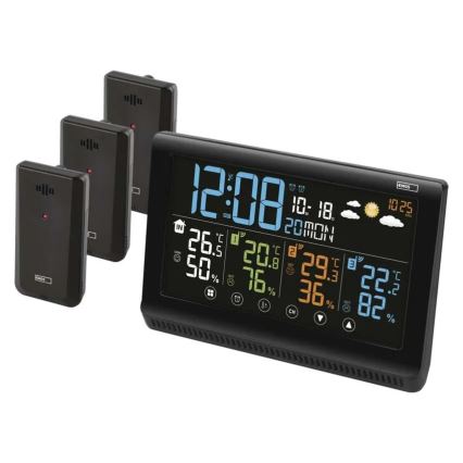Trådløs vejrstation 5V/3xAAA + 2xAAA