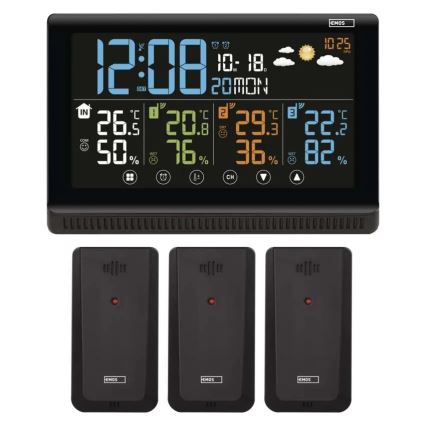 Trådløs vejrstation 5V/3xAAA + 2xAAA