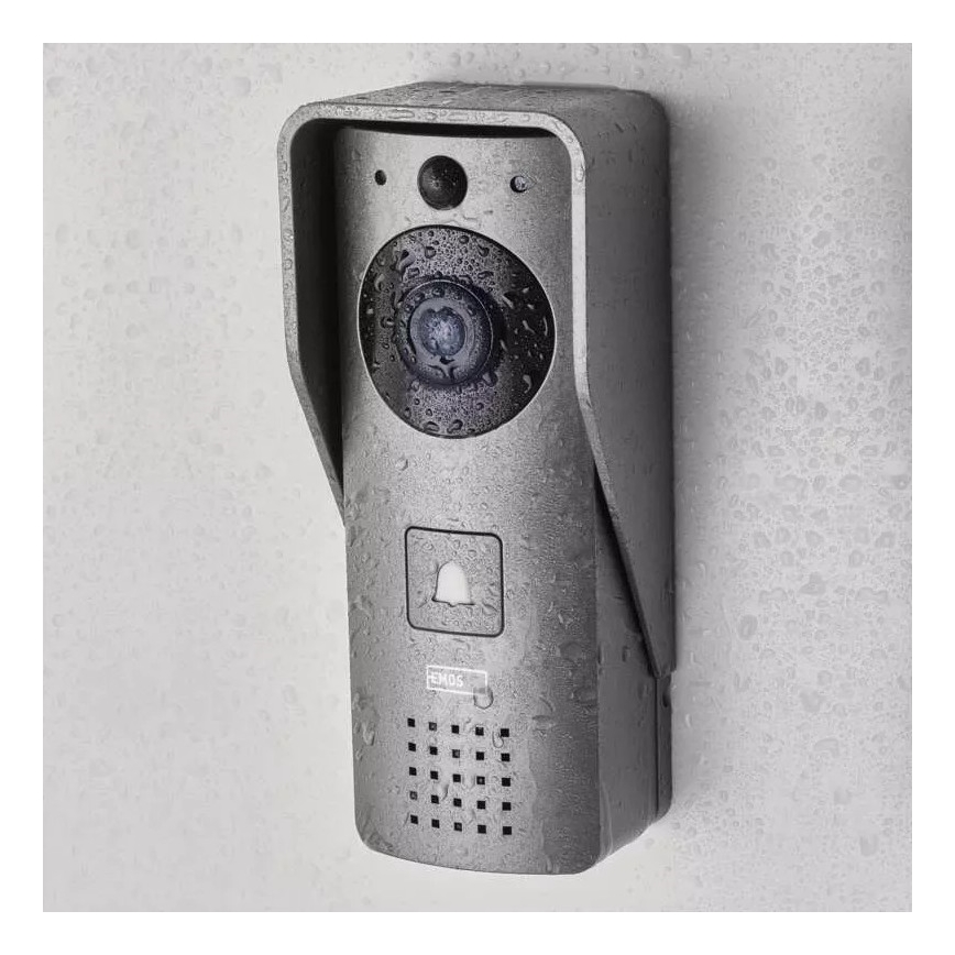 Trådløs videodørklokke med bevægelsessensor GoSmart 12V/3xAA IP44 Wi-Fi Tuya