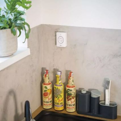 Trådløs videodørklokke med bevægelsessensor GoSmart 12V/3xAA IP44 Wi-Fi Tuya