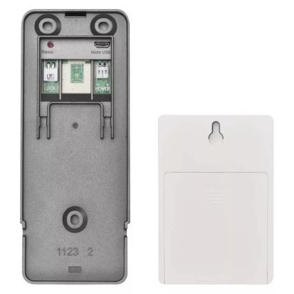 Trådløs videodørklokke med bevægelsessensor GoSmart 12V/3xAA IP44 Wi-Fi Tuya