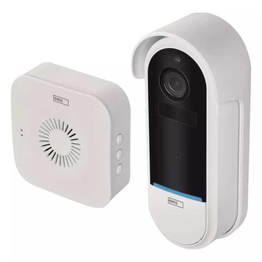 Trådløs videodørklokke med bevægelsessensor GoSmart 5V 3xAA IP65 Wi-Fi Tuya