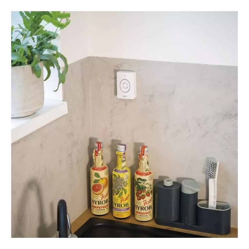 Trådløs videodørklokke med bevægelsessensor GoSmart 12V/3xAA IP44 Wi-Fi Tuya