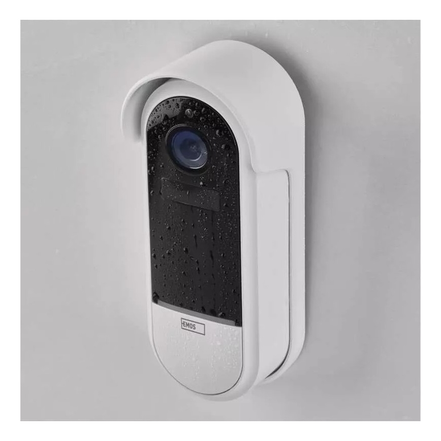 Trådløs videodørklokke med bevægelsessensor GoSmart 5V 3xAA IP65 Wi-Fi Tuya