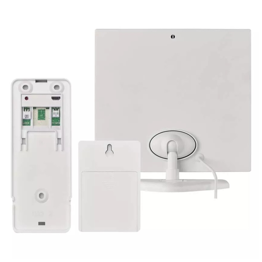 Trådløs videodørklokke med solpanel GoSmart 4400 mAh 3xAA IP44 Wi-Fi Tuya