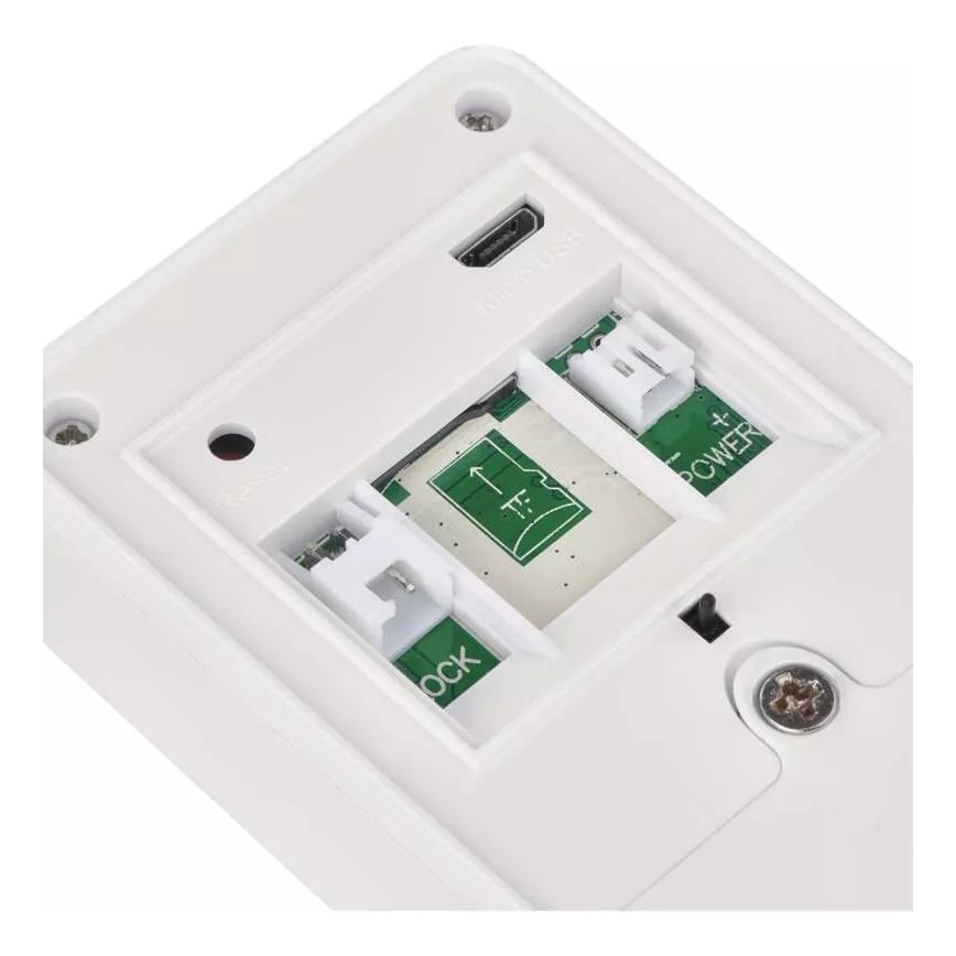 Trådløs videodørklokke med solpanel GoSmart 4400 mAh 3xAA IP44 Wi-Fi Tuya
