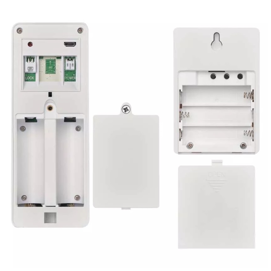 Trådløs videodørklokke med solpanel GoSmart 4400 mAh 3xAA IP44 Wi-Fi Tuya